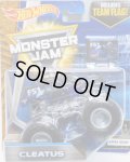 2017 MONSTER JAM includes TEAM FLAG! 【CLEATUS】 CLAR BLACK (X-RAY BODY)