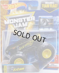 画像1: 2017 MONSTER JAM includes TEAM FLAG! 【TITAN】 BLACK (EPIC ADDITIONS)(2017 NEW LOOK!)