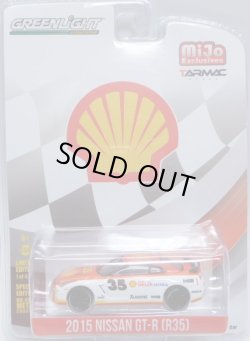 画像1: 2017 GREENLIGHT MIJO EXCLUSIVE /TARMAC WORKS 【"SHELL" 2015 NISSAN GT-R (R35)】 WHITE-RED/RR