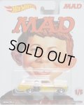 2017 POP CULTURE - MAD MAGAZINE 【'64 CHEVY NOVA PANEL】 WHITE-YELLOW/RR (MAD)(予約不可）