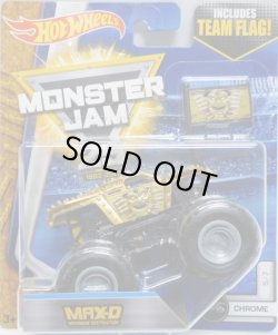 画像1: 2017 MONSTER JAM includes TEAM FLAG! 【MAX-D】 GOLD (CHROME)