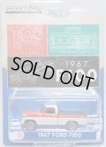 2017 GREENLIGHT HOBBY EXCLUSIVE 【"100 YEARS FORD TRUCKS" 1967 FORD F100】  ORANGE-WHITE/RR