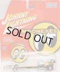 1999 JOHNNY LIGHTNING - MOONEYES 【1960'S DRAGSTER】　YELLOW/RR