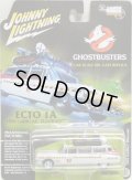2017 JOHNNY LIGHTNING - SILVER SCREEN MACHINES 【"GHOST BUSTERS" 1959 CADILLAC ELDORADO ECTO-1A】 WHITE/RR (WHITE LIGHTNING)
