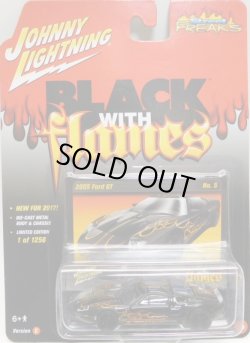 画像1: 2017 JOHNNY LIGHTNING - STREET FREAKS S1 【2005 FORD GT】 BLACK (BLACK WITH FLAMES)