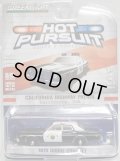 2017 GREENLIGHT HOT PURSUIT S24 【1975 DODGE CORONET】 BLACK-WHITE/RR (CALIFORNIA HIGHWAY PATROL)