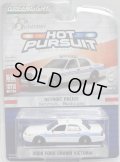 2018 GREENLIGHT HOT PURSUIT S25 【2008 FORD CROWN VICTORIA】 WHITE/RR (DETROIT POLICE)