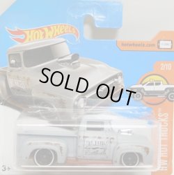 画像1: 【CUSTOM '56 FORD TRUCK】 FLAT GRAY/NEW WHEELS (サビTAMPO) (インターナショナル・ショートカード）