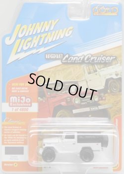 画像1: 2017 JOHNNY LIGHTNING - CLASSIC GOLD COLLECTION "MIJO EXCLUSIVE" 【1980 TOYOTA LAND CRUISER】 WHITE-BLACK/RR (WHITE LIGHTNING)