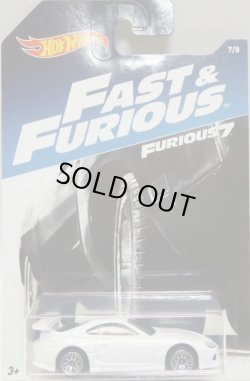 画像1: 2017 WALMART EXCLUSIVE HW FAST & FURIOUS （ワイルドスピード）【'94 TOYOTA SUPRA】WHITE/LACE