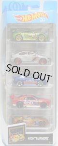 2018 5PACK 【NIGHT BURNERZ】Nissan Z (2006) / 2008 Lancer Evolution / '85 Honda CR-X / Dodge Challenger Drift Car / SRT Viper GTS-R 