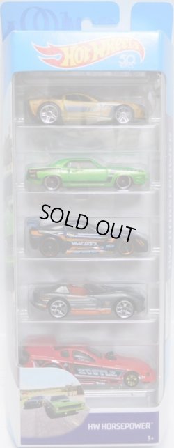 画像1: 2018 5PACK 【HORSEPOWER】'11 Corvette Grand Sport / '70 Plymouth AAR Cuda / '05 Corvette C6R / Dodge Viper RT/10 / Mustang Funny Car 