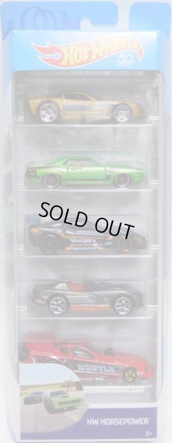 画像1: 2018 5PACK 【HORSEPOWER】'11 Corvette Grand Sport / '70 Plymouth AAR Cuda / '05 Corvette C6R / Dodge Viper RT/10 / Mustang Funny Car 