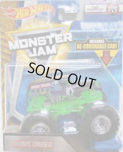 画像1: 2018 MONSTER JAM includes RE-CRUSHABLE CAR! 【GRAVE DIGGER】 BLACK (TOUR FAVORITES)