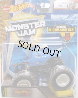 画像1: 2018 MONSTER JAM includes RE-CRUSHABLE CAR! 【JURASSIC ATTACK】 LT.BLUE (MUD)