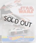 2018 HW STAR WARS CARSHIPS 【REBEL SNOWSPEEDER】　WHITE/O5 (2018 WHITE CARD)