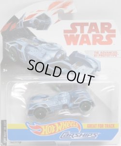 画像1: 2018 HW STAR WARS CARSHIPS 【THE ADVANCED X1 PROTOTYPE】　BLUEGRAY/PR5 (2018 WHITE CARD)