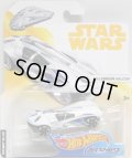 2018 HW STAR WARS CARSHIPS 【"Solo : A Star Wars Story" MILLENNIUM FALCON】 WHITE-BLUE/SK5 (2018 WHITE-YELLOW CARD)