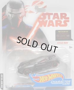 画像1: 2018 HW STAR WARS 【KYLO REN】　BLACK/PR5 (2018 WHITE CARD)