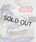 2018 HW STAR WARS CARSHIPS 【RESISTANCE A-WING FIGHTER】 WHITE-BLUE/J5 (2018 WHITE CARD)