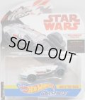 2018 HW STAR WARS CARSHIPS 【MILLENNIUM FALCON】　LT.GRAY/MC5 (2018 WHITE CARD)