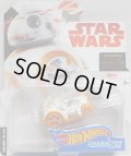 2018 HW STAR WARS 【BB-8】　WHITE-ORANGE/O5 (2018 WHITE CARD)