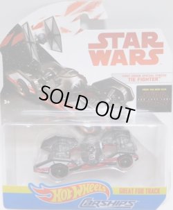 画像1: 2018 HW STAR WARS CARSHIPS 【FIRST ORDER SPECIAL FORCE TIE FIGHTER】　GUNMET-RED/PR5 (2018 WHITE CARD)