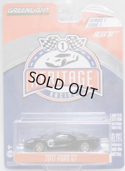 画像1: 2018 GREENLIGHT HERITAGE RACING S1【2017 FORD GT】 BLACK/RR