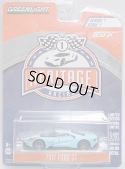 画像1: 2018 GREENLIGHT HERITAGE RACING S1【2017 FORD GT】 LT.BLUE/RR