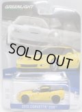 2018 GREENLIGHT GENERAL MOTORS COLLECTION S2 【2012 CORVETTE Z06】 YELLOW/RR 