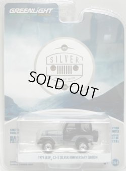 画像1: 2018 GREENLIGHT ANNIVERSARY COLLECTION S6 【1979 JEEP CJ-5 SILVER ANNIVERSARY EDITION】 GRAY-BLACK/RR 