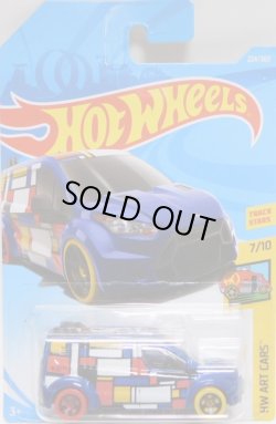 画像1: 【HOT WHEELS FORD TRANSIT CONNECT】 BLUE/5SP