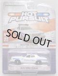 2018 GREENLIGHT HOT PURSUIT S26 【1976 FORD TORINO】 WHITE/RR (BOSTON POLICE)