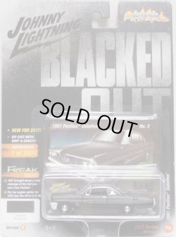 画像1: 2017 JOHNNY LIGHTNING - STREET FREAKS S4 【1961 PONTIAC CATALINA】 FLAT BLACK/RR (BLACK OUT)