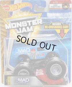 画像1: 2018 MONSTER JAM includes RE-CRUSHABLE CAR! 【THE MAD SCIENTIST】 LT.BLUE (EPIC ADDITIONS)(2018 NEW LOOK!)