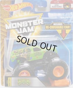 画像1: 2018 MONSTER JAM includes RE-CRUSHABLE CAR! 【JESTER】 LT.GREEN (EPIC ADDITIONS)(2018 NEW LOOK!)