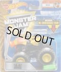 2018 MONSTER JAM includes RE-CRUSHABLE CAR! 【NITRO HORNET】 YELLOW (MUD)