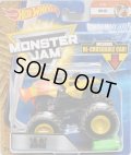 2018 MONSTER JAM includes RE-CRUSHABLE CAR! 【NITRO HORNET】 YELLOW (MUD)