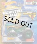 2018 MONSTER JAM includes RE-CRUSHABLE CAR! 【DRAGON】 C.F.GREEN (CHROMA FROST)