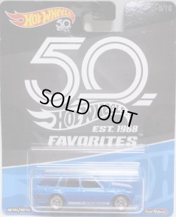 画像1: 2018 HW 50th FAVORITES 【'71 DATSUN BLUEBIRD 510 WAGON】 BLUE/RR (予約不可）