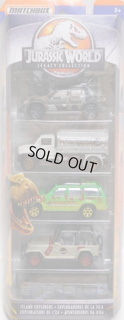 画像1: 2018 MATCHBOX 5PACK 【"JURASSIC WORLD LEGACY COLLECTION" 5PACK】'97 Mercedes-Benz ML320/MBX Tanker/'93 Ford Explorer Jurassic Park/'93 Jeep Wrangler (no top)/Fleetwood Southwind RV