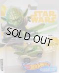 2018 HW STAR WARS 【YODA】　FLAT LT.GREEN/5SP  (2018 WHITE-YELLOW CARD) 