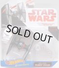 2018 HW STAR WARS STARSHIP 【FIRST ORDER SPECIAL FORCES TIE FIGHTER】　BLACK-RED (2018 WHITE CARD)