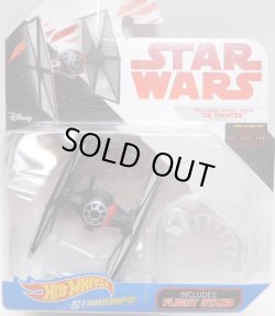 画像1: 2018 HW STAR WARS STARSHIP 【FIRST ORDER SPECIAL FORCES TIE FIGHTER】　BLACK-RED (2018 WHITE CARD)