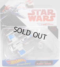 画像1: 2018 HW STAR WARS STARSHIP 【RESISTANCE X-WING FIGHTER】 WHITE-BLUE (2018 WHITE CARD)