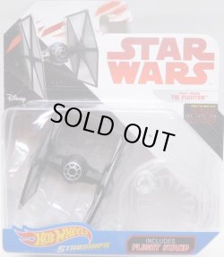 画像1: 2018 HW STAR WARS STARSHIP 【FIRST ORDER TIE FIGHTER】　BLACK (2018 WHITE CARD)