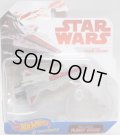 2018 HW STAR WARS STARSHIP 【REPUBLIC ATTACK CRUISER】　GRAY-RED(2018 WHITE CARD)