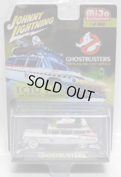 画像1: 2018 JOHNNY LIGHTNING - "MIJO EXCLUSIVE" 【"GHOSTBUSTERS" 1959 CADILLAC ELDORADO ECTO 1A】 WHITE/RR (WHITE LIGHTNING)