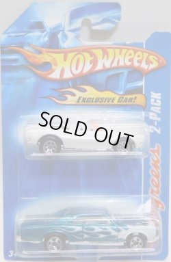 画像1: 2007 WALGREENS EXCLUSIVE 2PACK 【1967 CAMARO CONVERTIBLE】　WHITE (with '67 PONTIAC GTO)/5SP (CHOJIRO GRAPHIC'S)