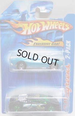 画像1: 2007 WALGREENS EXCLUSIVE 2PACK 【1967 CAMARO CONVERTIBLE】　AQUA (with ZOTIC)/5SP (CHOJIRO GRAPHIC'S)